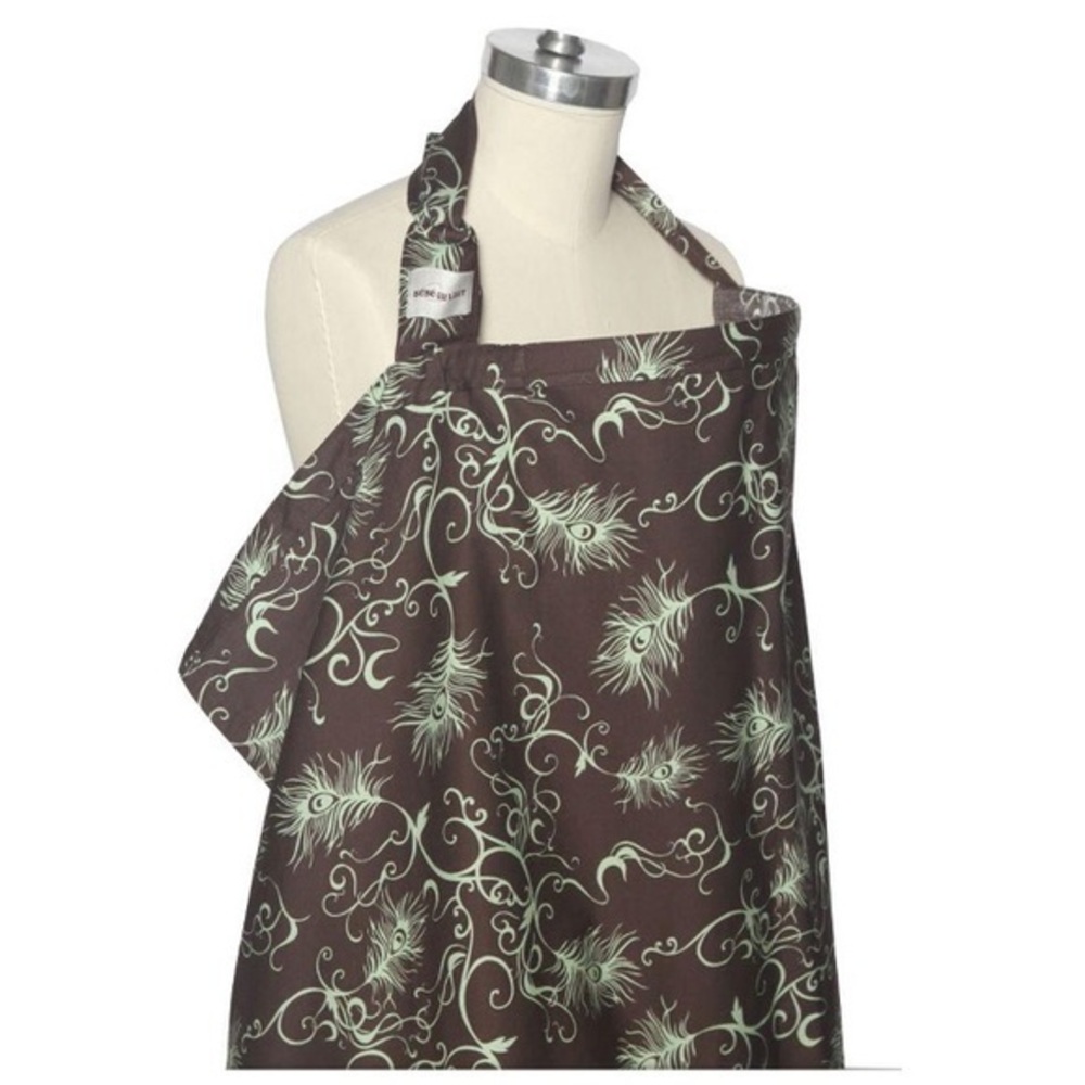 NWT Nursing Covers For Chic Mothers Mint Chocolate Bebe Nursing Cover‎